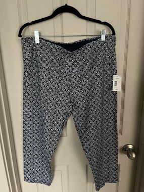 Indigo capris for women, XL, NWT